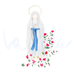 Ilustraciones Virgencitas - Santitos La Perla