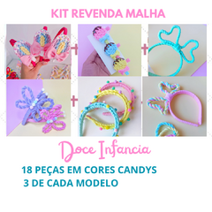 Kit Iniciante Malha 18 peças - Doce Infância