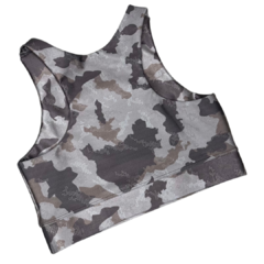 Top Eleve Camuflado Bege - Eleve Performance