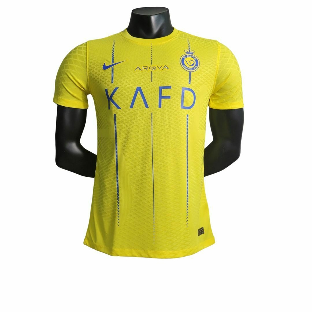 Camisa Al-Nassr FC Home 2023/2024 Amarela – Versão Jogador – KS