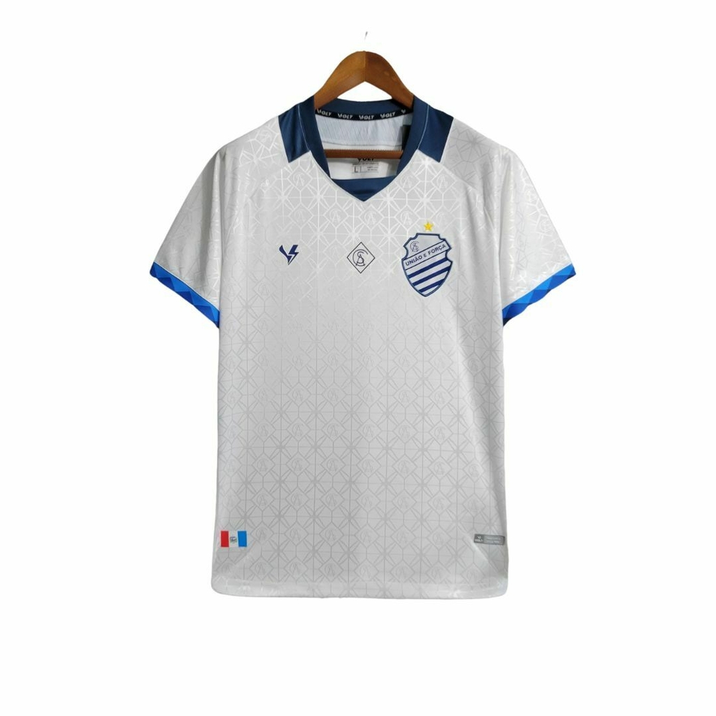 Camisa Feminina Jogo 1 CSA Azul e Branca 2023 Volt