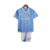 Kit Infantil Manchester City Home 23/24 Puma - Azul