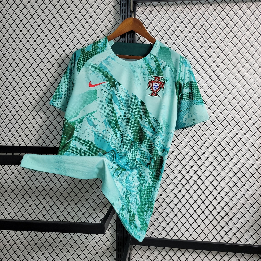 Camisa Portugal Treino 23/24 Torcedor Nike Masculina - Verde