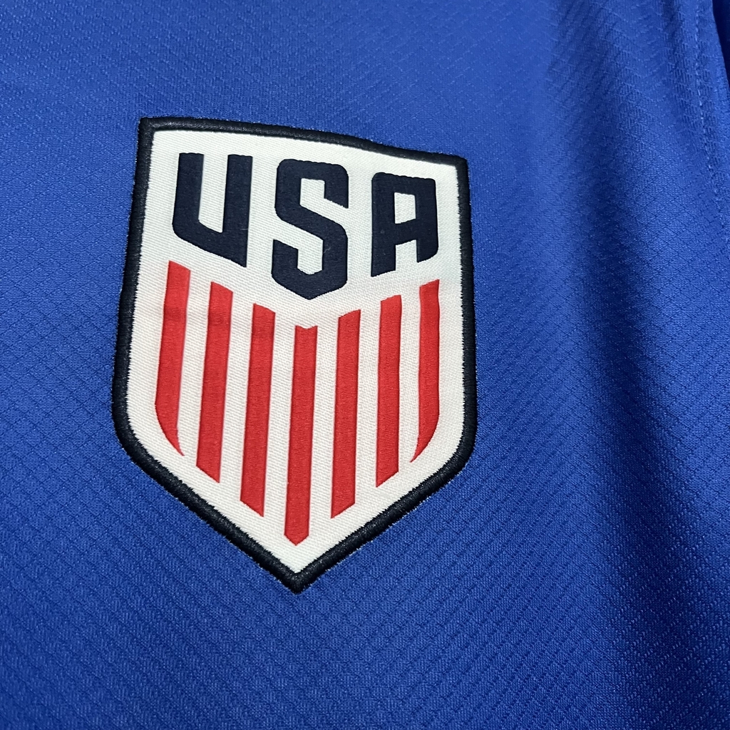 Camisa Estados Unidos Away 24 25 Torcedor Nike Masculino Azul