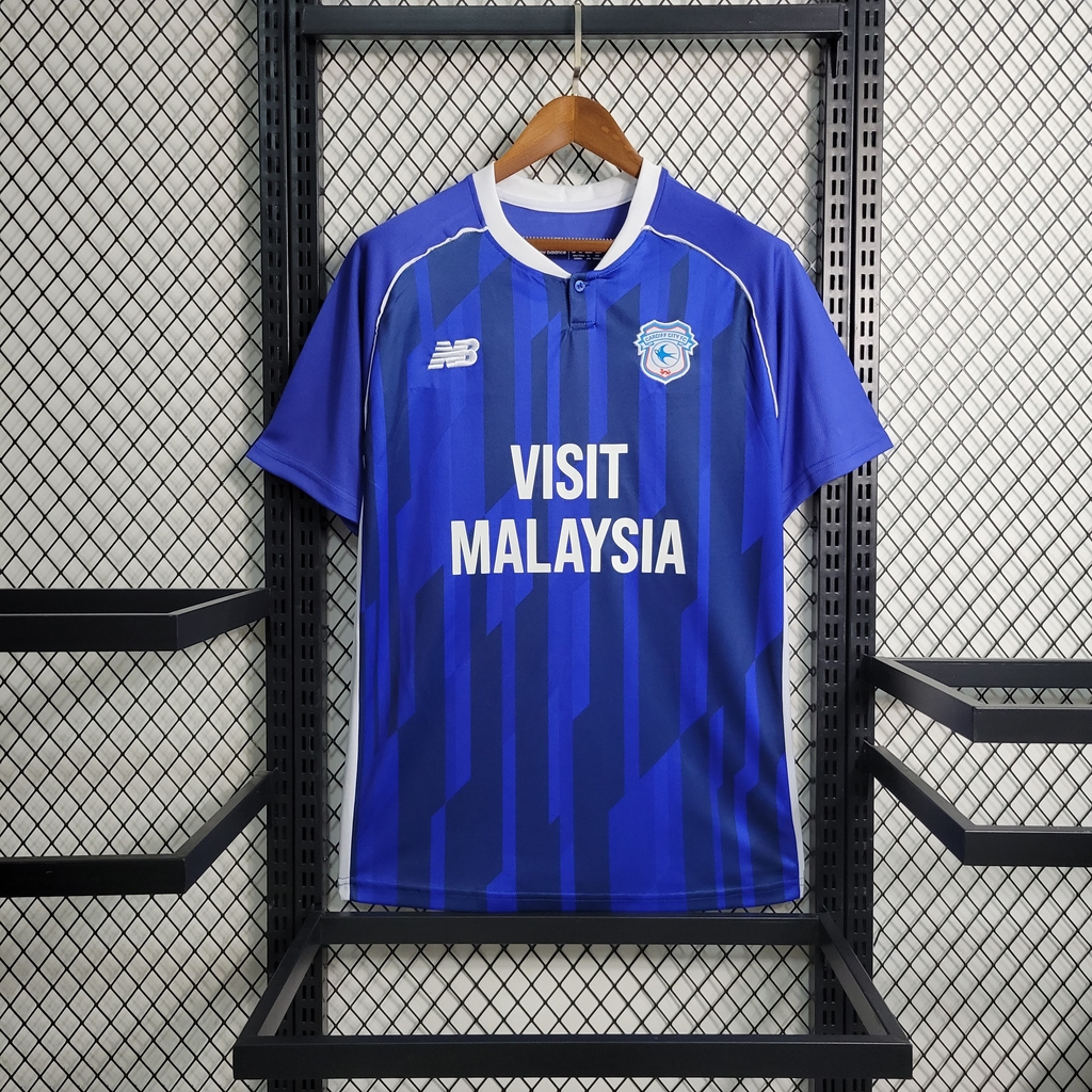 CAMISA CARDIFF CITY - CASA/ HOME - TORCEDOR - 21/22 – Donos da