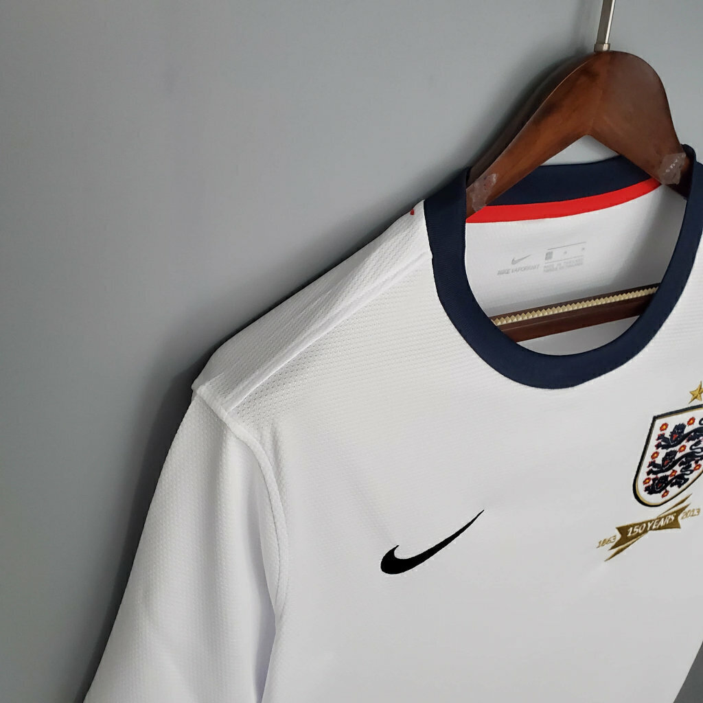 Camisa Seleção da Inglaterra Retrô Home 2013 Torcedor Nike Masculina -  Branca