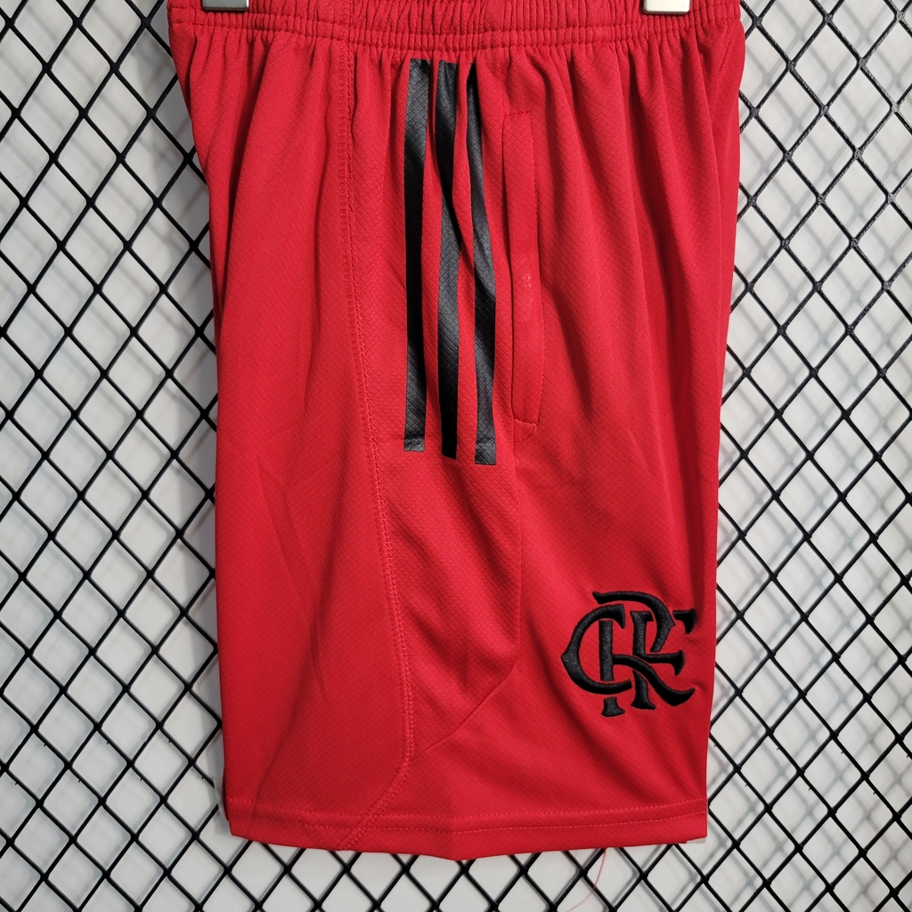 Body Flamengo I 2023/24 - Torcedor Adidas Infantil - Vermelho e preto