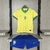 Kit Infantil Seleção Brasileira Home 24/25 Nike - Amarelo - comprar online