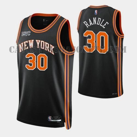 Regata New York Knicks Randle #30 Nike - Preto