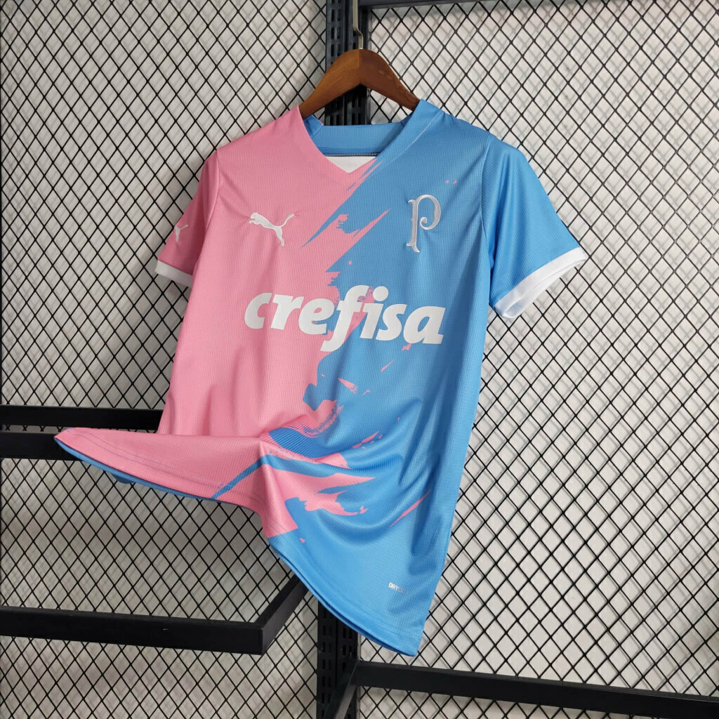 Camisa Palmeiras 'Outubro Rosa e Novembro Azul' 2023/24 Puma Torcedor  Masculina