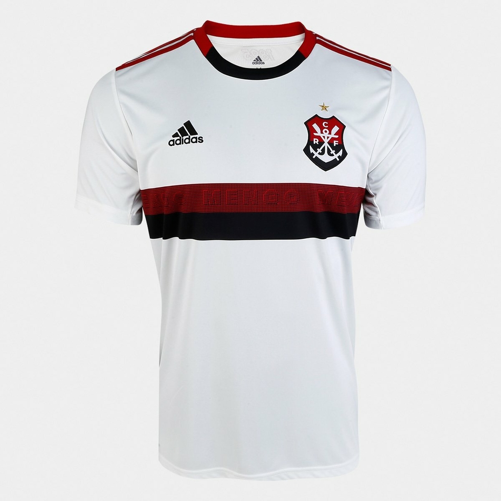 Camisa Flamengo II Retrô 19/20 Masculina Torcedor - Branca