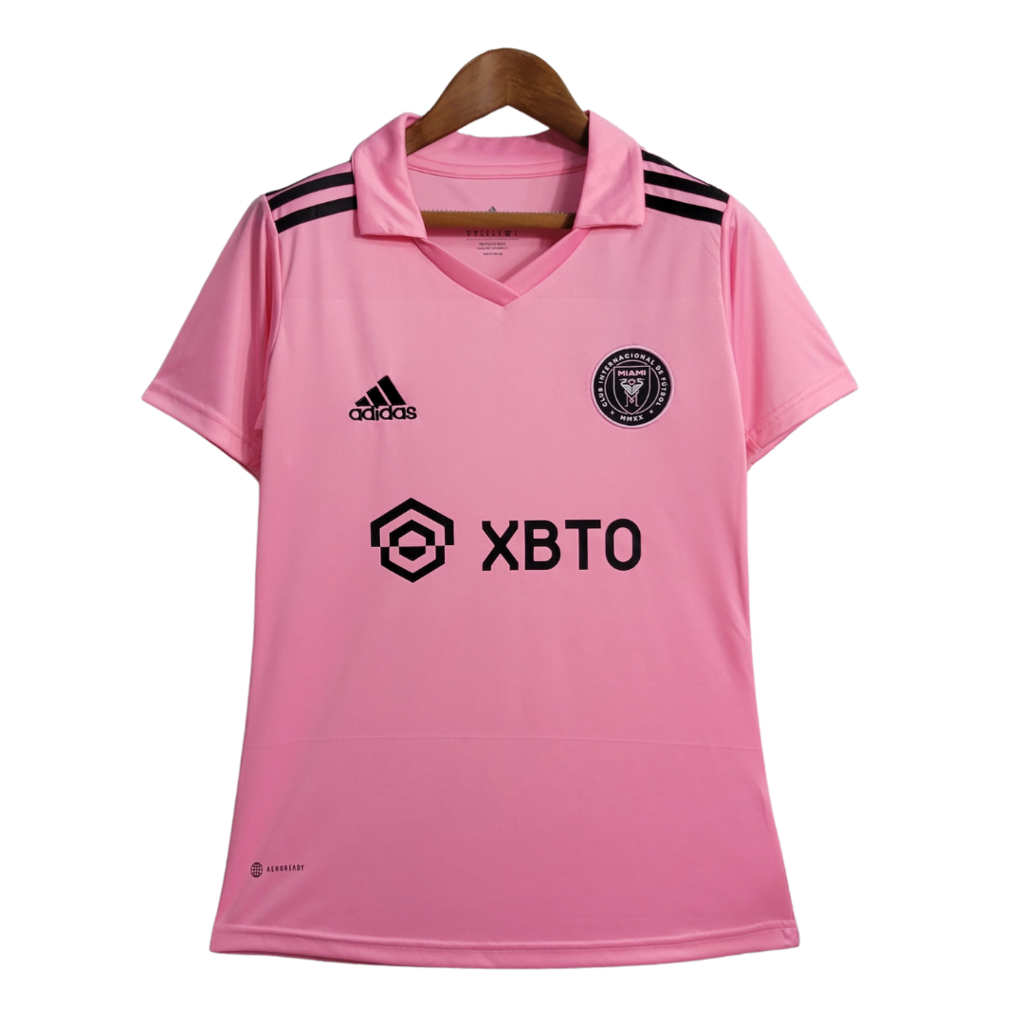 Camisa Inter Miami Home 23/24 Feminina Adidas Torcedor - Rosa