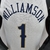 Regata NBA New Orleans Pelicans Williamson #1 Nike - Branco na internet