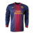 Camisa Barcelona Retrô Home 12/13 Torcedor Masculina Manga Longa - Azul