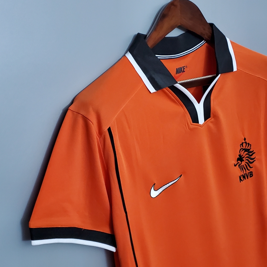 Camisa Holanda Retrô 1998 Laranja - Nike