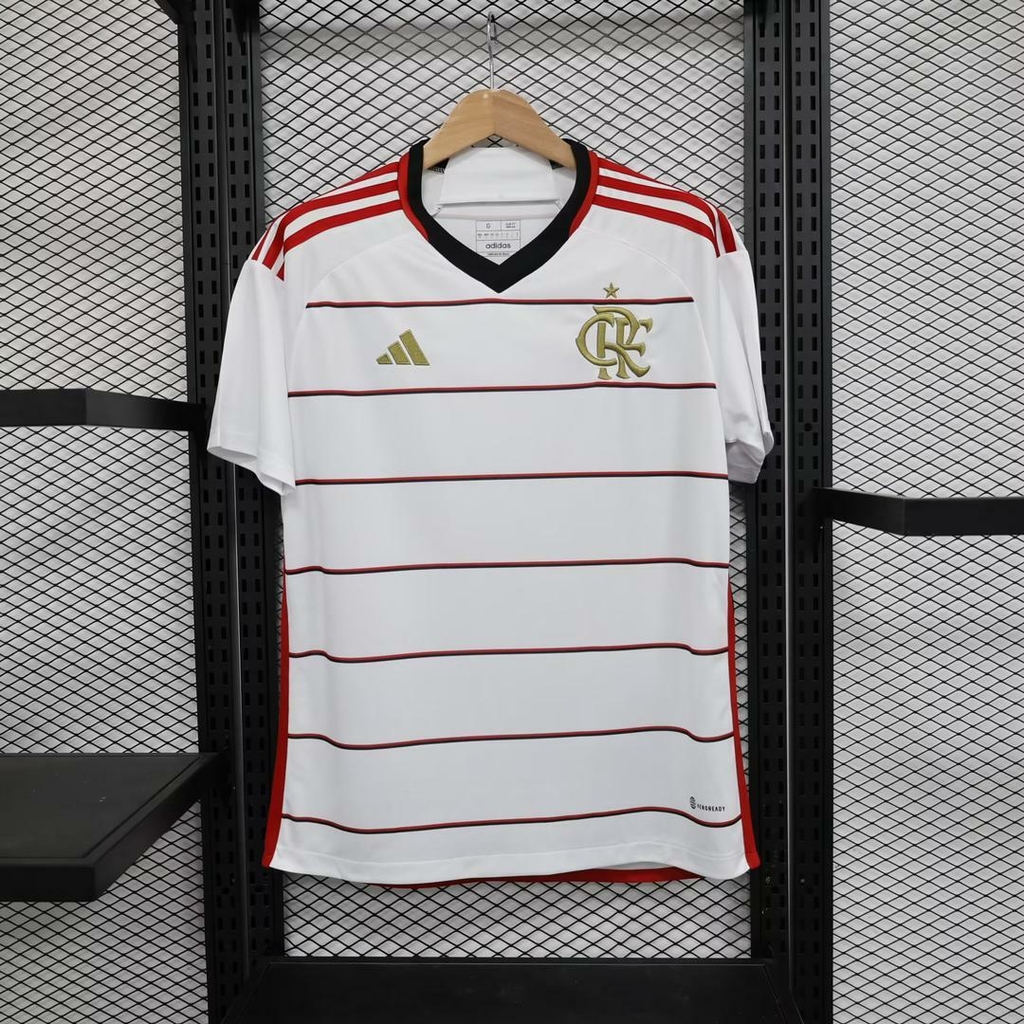 Camisa Flamengo II 23/24 Torcedor Adidas Masculina - Branca