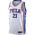 Regata Philadelphia 76ers Joel Embiid Nike - Branco - comprar online