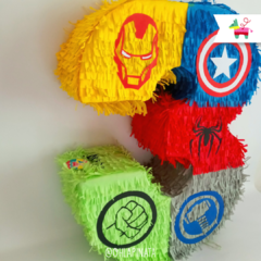 Piñata Número Superhéroes - comprar online