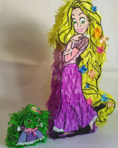 Piñata Rapunzel + Baby piñata Pascal en internet