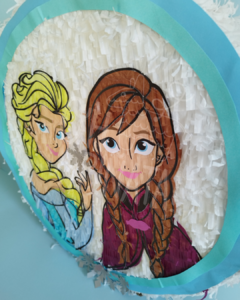 Piñata Elsa y Anna Frozen en internet