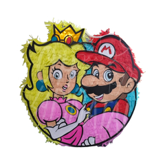 Piñata Mario y princesa Peach