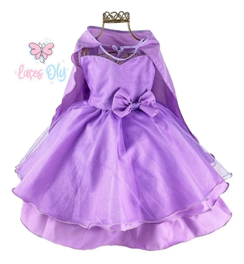 Vestido Princesa Sofia - 1 aninho PRONTA ENTREGA