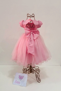 Vestido Luxo Rosa Perolado Tam: 1 na internet