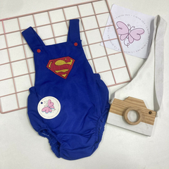 Romper Crepe Super Man