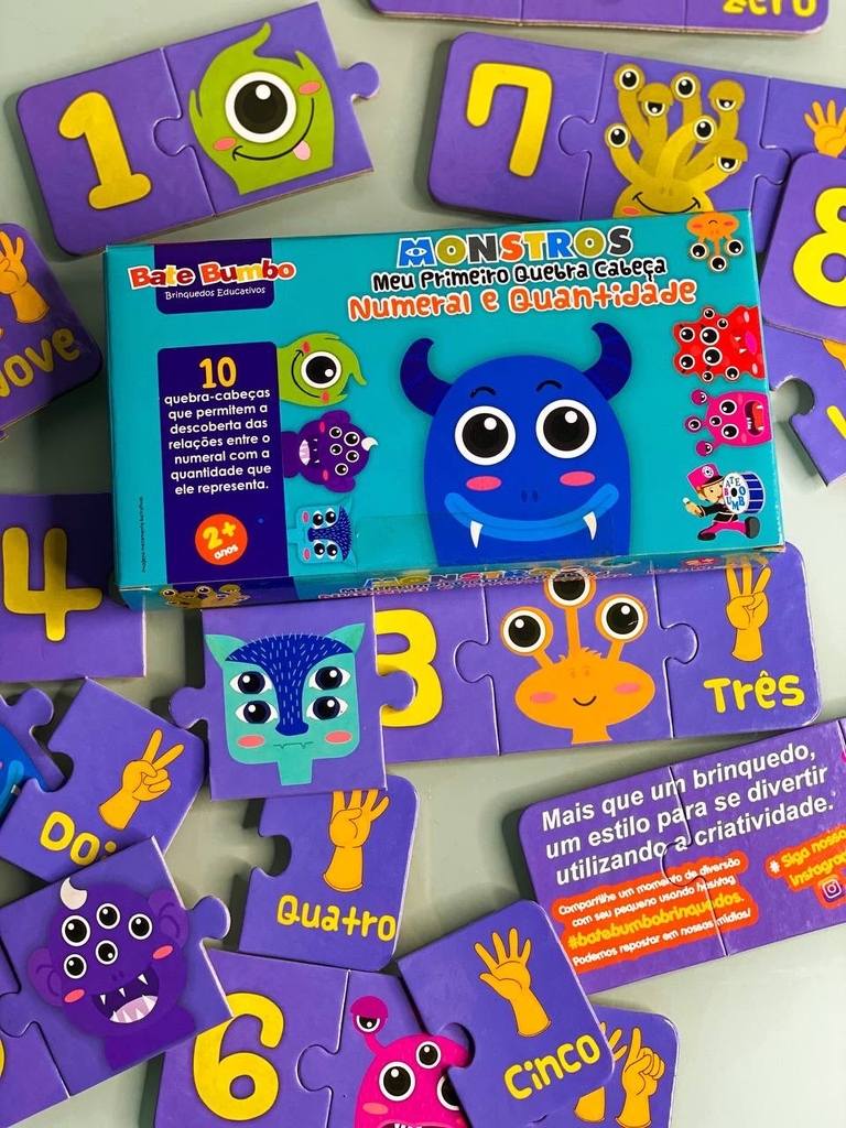 Labirinto Magnético - Numerais - Brinquedo Educativo Infantil