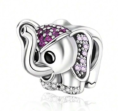 Charm elefante brillo