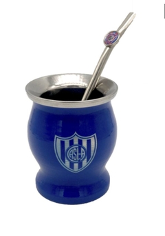 mate con escudo de futbol personalizado - tienda online