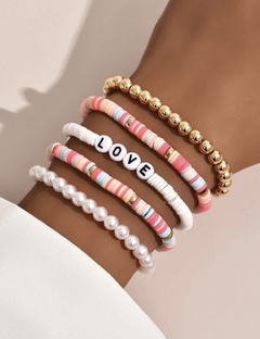 set pulseras love en internet