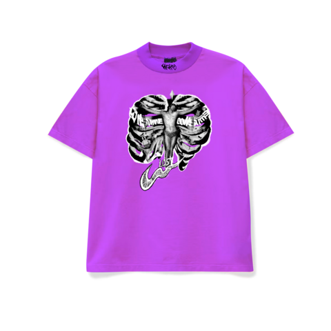 Remera con cuello Consume (Violeta)