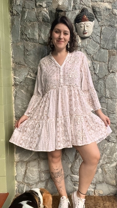 Vestido estilo bata boho