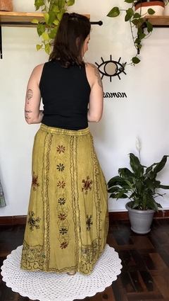 Saia estonada boho - Joonoon - Moda mística feminina