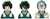 Sticker 3D My Hero Academia Deku