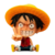 Figura Luffy Sentado (One Piece)