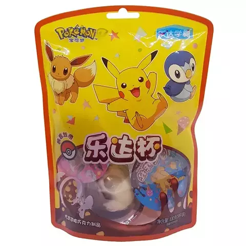 Postres de Crema y Chocolate con Galleta Pokémon xPACK