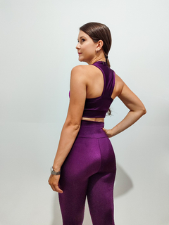 Top Grazi roxo + fúcsia - comprar online