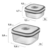Imagem do Conjunto de 12 Potes Herméticos de Plástico Electrolux