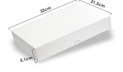Caixa para Presente 32x21,5x5cm, fundo branco - Gráfica Kaprichos