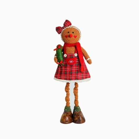 PAPAI NOEL EM PÉ LENHADOR 60CM PN208 - TOK DA CASA
