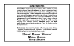 JUGO VERDE Premium Sachets- Super Alimento que Contiene una Densidad Enorme de Nutrientes. Esta hecho a base de Frutas, Verduras y mas... | 30pza - Yerbazan México:  Tienda de Productos Naturales