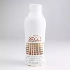 OXYVIT RESVERATROL DE UVA C/500 ML- Antioxidantes, Prevención de Enfermedades Degenerativas, Energía y Vitalidad.