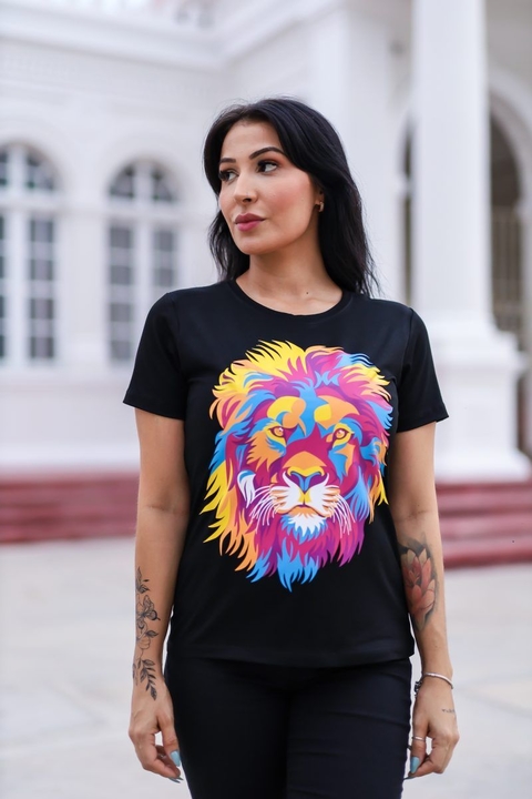 T-SHIRT FEMININA YESHUA LEAO (cor vermelha) - (cópia)