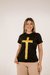 TSHIRT FEMININA CRUZ DOURADA (PRETO) - comprar online