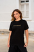 CAMISETA UNISSEX BLESSED FOIL DOURADO (PRETO) na internet