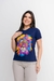 TSHIRT FEMININA LEÃO NEW (AZUL-MARINHO) - loja online