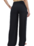 Calça Pantalona de tecido alfaiataria preta - loja online