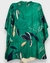 kimono estampado folhagem verde e marinho na internet